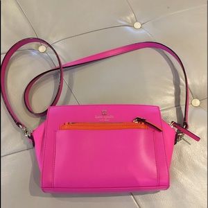 Kate Spade New York Hot Pink Leather Handbag